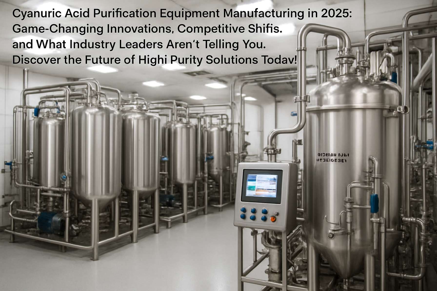 Cyanuric Acid Purification Equipment Manufacturing in 2025: Game-Changing Innovations, Competitive Shifts, and What Industry Leaders Aren’t Telling You. Discover the Future of High-Purity Solutions Today!